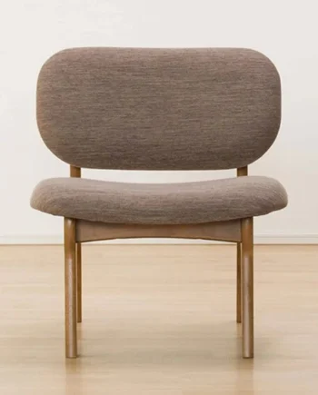 1 Person Chair Relax Wide Middle Brown / Mocha