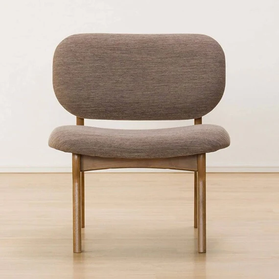 1 Person Chair Relax Wide Middle Brown / Mocha