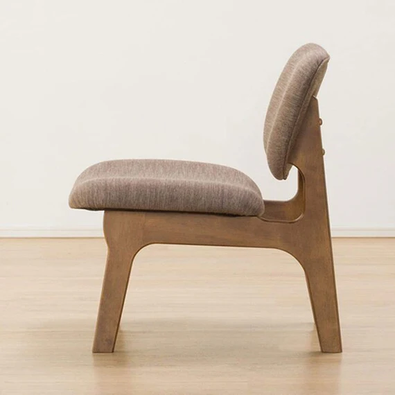 1 Person Chair Relax Wide Middle Brown / Mocha