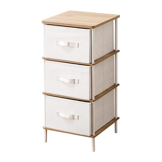 Slim Chest White (3 Drawers)