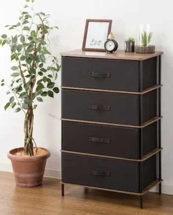 Chest Black (4 Drawers)